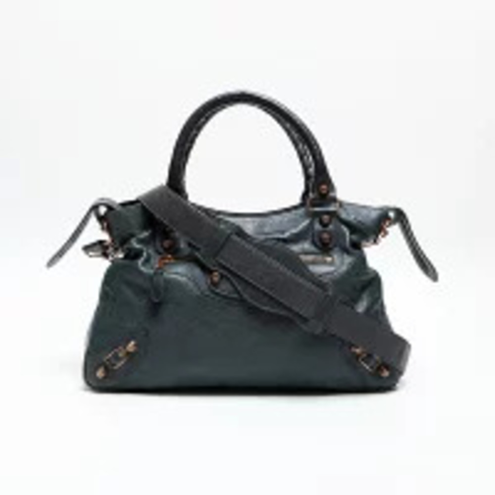 Balenciaga City Giant Shoulder Bag Green - Picture 2 of 13